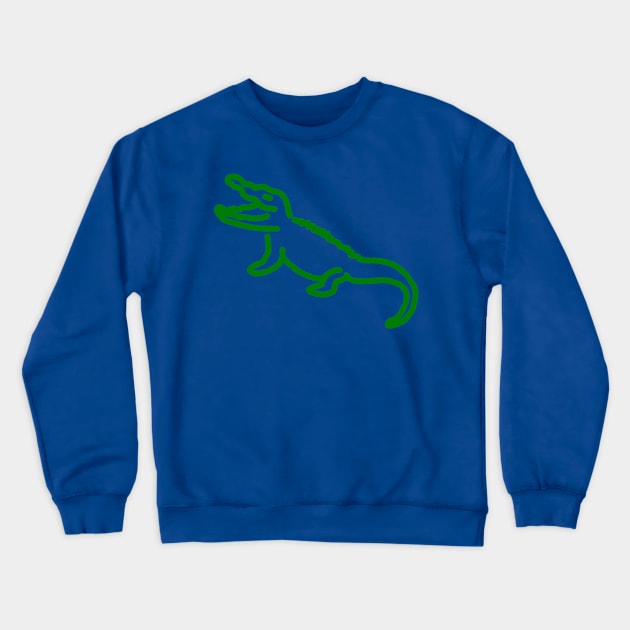 Alligator Crewneck Sweatshirt by kmtnewsman